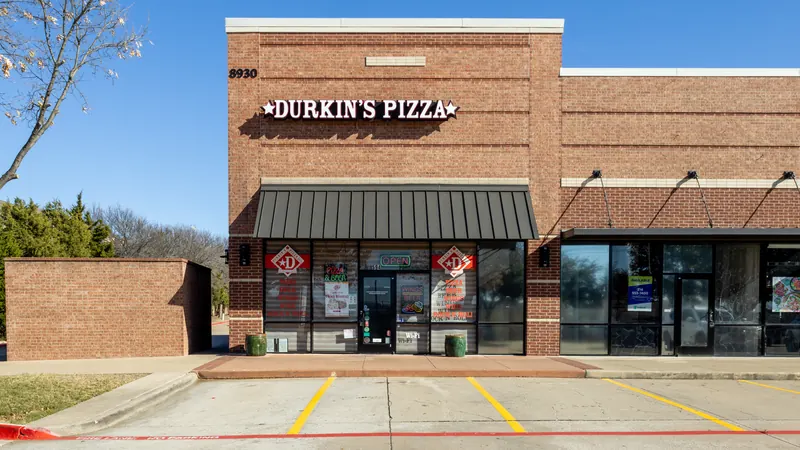 Durkin’s Pizza storefront at 8930 State Hwy 121 in West McKinney, TX