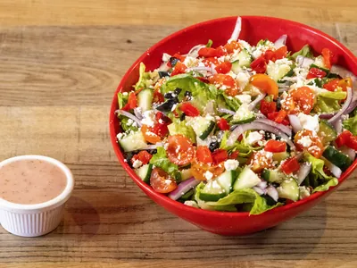 Greek Salad at Durkin&rsquo;s Pizza