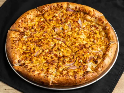 Paneer Tikka desi pizza at Durkin&rsquo;s Pizza
